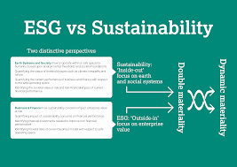 what is the difference between esg and sustainability